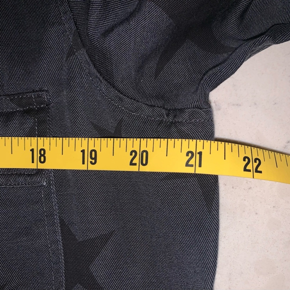 Rails Trey Jacket Charcoal w/ Oversized Stars Boho Casual Military - M - Picture 9 of 10